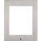 2N IP Intercom Frame, 1-Module, Surface Mount, Nickel