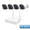 Uniview - 4CH Wifi NVR & (4) 2MP Wifi IP67 Outdoor 98ft SmartIR Mini Bullet Cameras