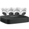 Dahua N444E42B 4MP Starlight Network Security System (Smart H.265+) Four (4) 4MP Eyeball Network ...
