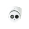 6 Megapixel Starlight IP Turret Eyeball Camera 2.8mm Fixed Lens IP67 IK10 164ft IR WDR ePoE Built-in Mic