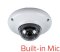 CLEAR 4MP 2.8mm 10m IR distance Fixed Lens Infrared Network Wedge-Dome Camera with Built-in Mic