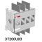 Non-Fused Disconnect Switch. 200 Amp. Base and DIN Rail Mounted. 3-Pole AC. UL 98. For use with 6...