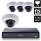 8 Ch 4K GeoVision H.265 DVR with 4 PoE Dome Cameras (EFD4700)