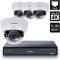 8 Ch 4K GeoVision H.265 DVR with 4 PoE Dome Cameras (EFD5101)