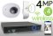 Wireless 4MP IP Wedge Dome (4) Camera Kit (IP2828)