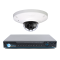 4 Ch NVR & 1 HD Megapixel Vandal Dome 3MP Kit