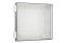 12"x12"x6" Poly Enclosure with Clear Door, Latch Lock, 3 RPTNC Holes