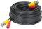 110' Pre-made Siamese Coaxial BNC Cable, Black