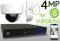 Wireless 4MP IP Dome (8) Camera Kit (White)