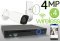 Wireless 4MP IP 2.8-13.5mm Motorized Bullet (4) Camera Kit (White)