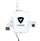 Turing Video TP-MED4M28 SMART Series TwilightVision 4MP IR Turret IP Camera, 2.8mm Lens, White