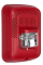 System Sensor SPSRLED-P L-Series Indoor Speaker Wall-Mounted LED Strobe, "PLAIN", Red