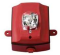 System Sensor SRHK-P SpectrAlert Advance Outdoor Wall Mount Strobe, High Candela, Red