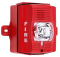 System Sensor P2RK SpectrAlert Advance Outdoor Selectable Output Horn Strobe with Back Box,"FIRE"...