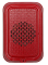 System Sensor HGRL-LF L-Series Indoor Low Frequency Compact Sounder, Plain, Wall Mount, Red