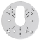 Luma LUM-A20-GANGPLATEW X20 Gang Plate Cover for Electric Gang Box, White