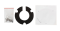 Luma LUM-A20-WMB-FX-TDW Wall Mount Bracket For Fixed Dome/Turret Extension Junction Box, White