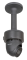 Luma LUM-A20-CM-FX-TDB X20 7" Ceiling Extension Mount for Fixed Dome / Turret Extension Junction ...