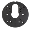 Luma LUM-A20-GANGPLATEB X20 Gang Plate Cover for Electric Gang Box, Black