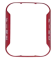 System Sensor BZGR-P Wall Red Bezl Kit Compact Plain