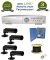 *EASY SETUP* 4 Camera Color Security Camera System w/ Sony CCD High Res Bullet Cameras and Remote...