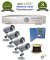 *EASY SETUP* Complete Outdoor 4 Camera Infrared Color Sony Super HAD CCD with DVR and Remote Inte...