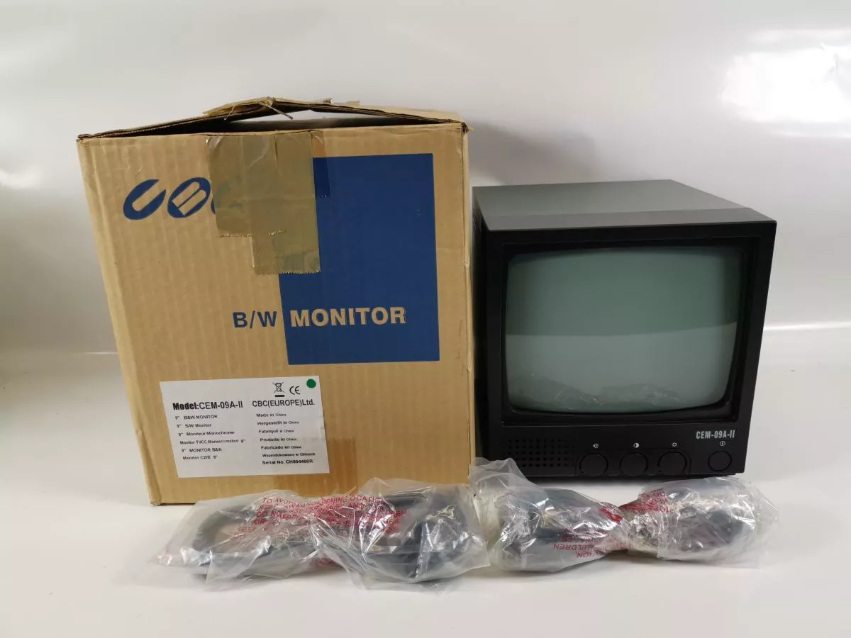 WEC -09A-II B/W CCTV MONITOR