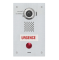 Aiphone IX-DVF-RA-FR IX Series IP Video Emergency Station with Call Button in French, Flush Mount...